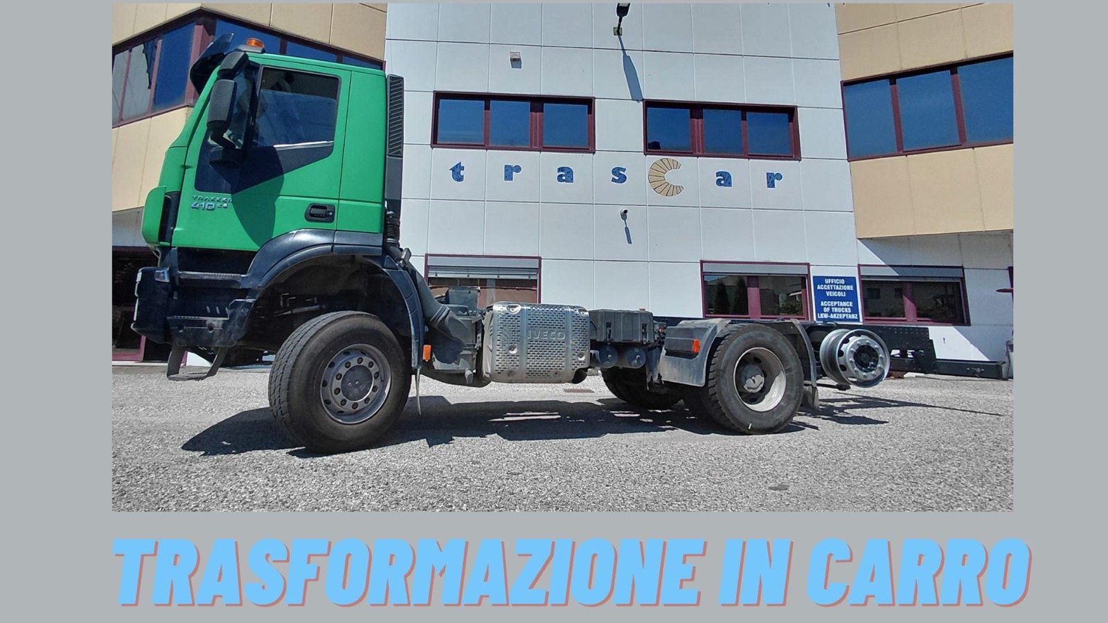 Trattore usato trasformato da 4x4 a 6x4 3