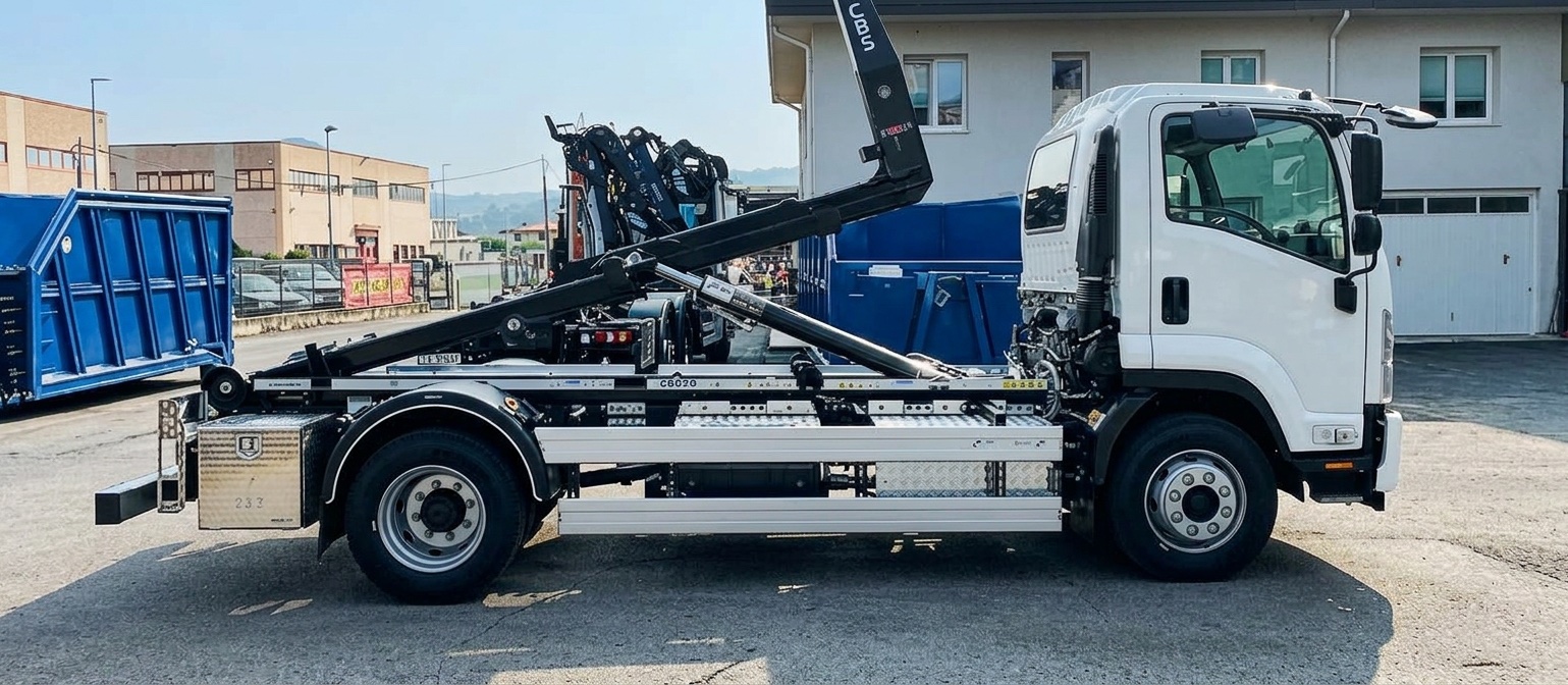 Allestimento scarrabile CBS su veicolo industriale